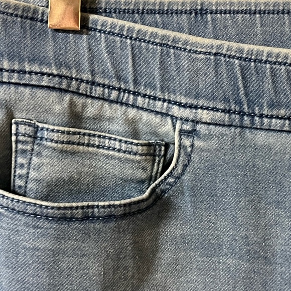 J.Jill Pure Jill Wide Leg Pull On Jeans Regular Lake Vaughn Wash Women’s XS - Picture 4 of 10